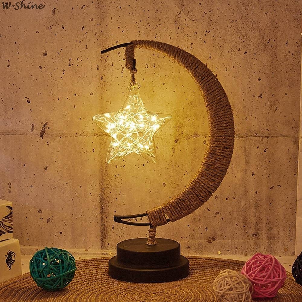 Moonlight Rattan Lamp