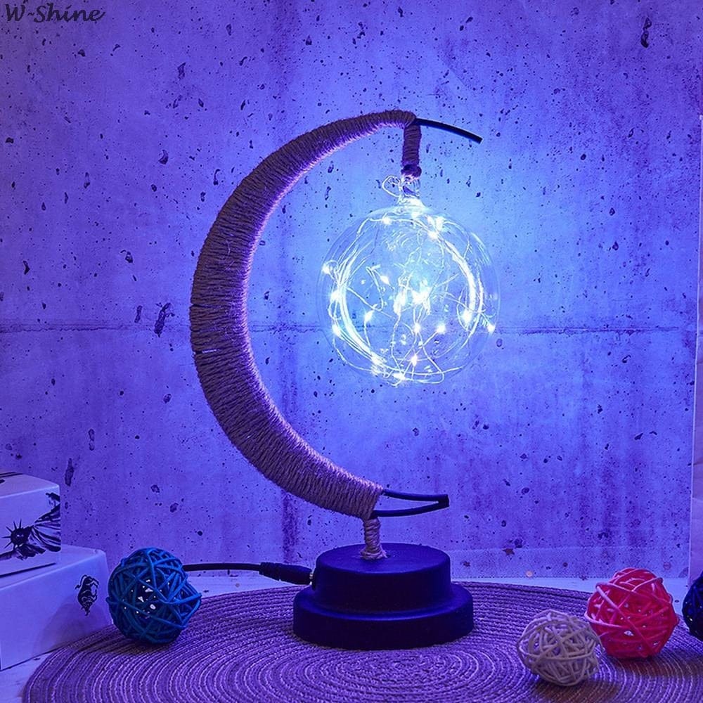 Moonlight Rattan Lamp